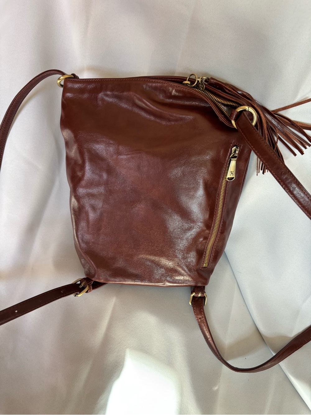 HOBO Leather Crossbody Bag in Brown - Stylish Everyday Carry